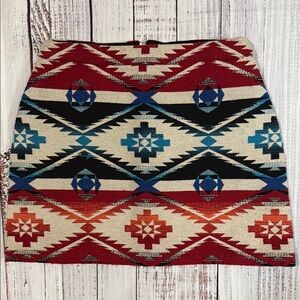 Topshop Aztec Boho Mini Skirt‎